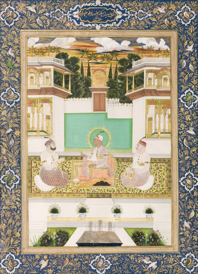 Nizam Ali Khan, Aristu Jah and Sikandar Jah by Venkatchellam